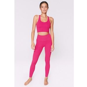NWT Spiritual Gangster Pink Pointelle Leggings
